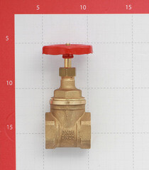 Задвижка клиновая латунный 1 ВР(г) х 1 ВР(г) вентиль - фото 6