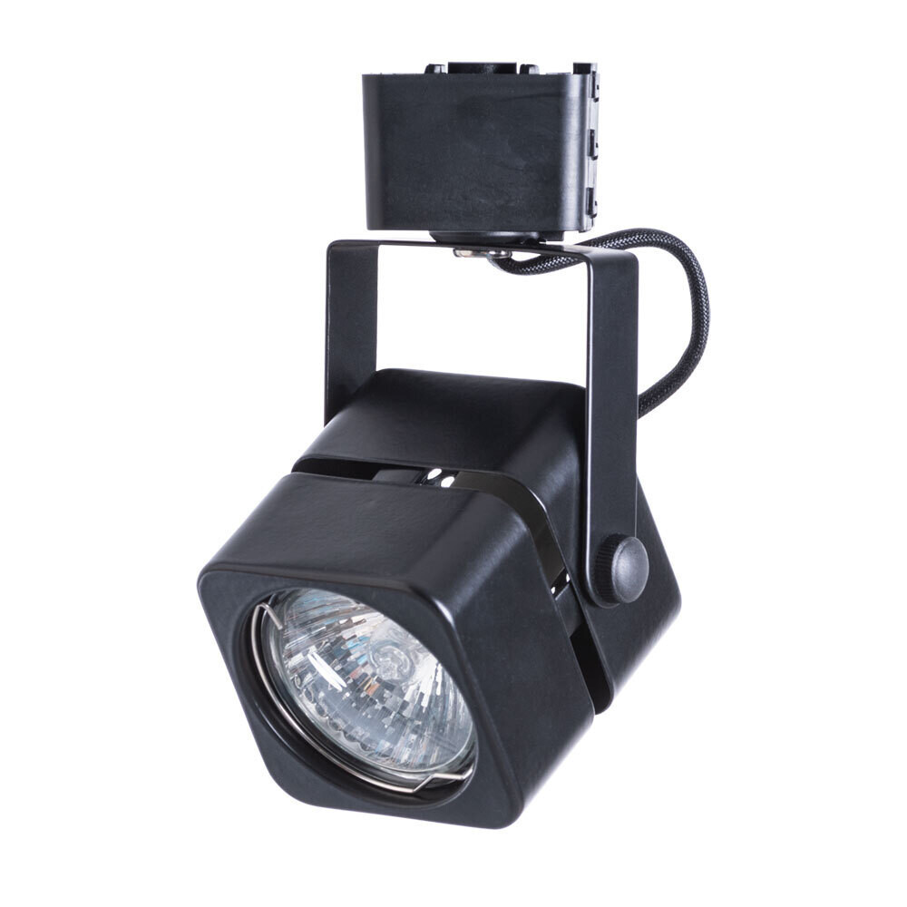 Изображение товара Трековый светильник однофазный Arte Lamp Misam 50 Вт GU10 1 кв.м черный (A1315PL-1BK)