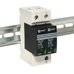 Ограничитель напряжения модульный EKF PROxima T1-T2 275 В 20 кА 2P (OV12-11-505) - фото 7