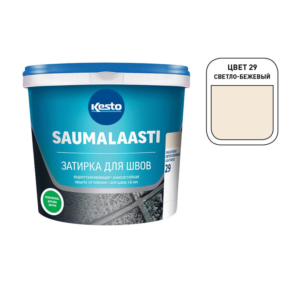 Изображение товара Затирка цементная Kesto Saumalaasti 029 светло-бежевая 3 кг