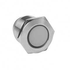 Изображение товара Лампа сигнальная EKF PROxima S-Pro67 24 В IP67 металлическая белая (s-pro67-352)