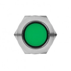 Лампа сигнальная EKF PROxima S-Pro67 24 В IP67 металлическая зеленая (s-pro67-322) - фото 3