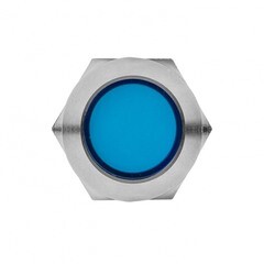 Лампа сигнальная EKF PROxima S-Pro67 230 В IP67 металлическая синяя (s-pro67-341) - фото 3