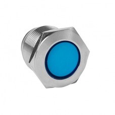 Лампа сигнальная EKF PROxima S-Pro67 24 В IP67 металлическая синяя (s-pro67-342)