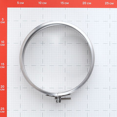 Хомут Дымок соединительный для дымоходов d150 мм AISI 439 - фото 2