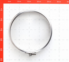 Хомут Дымок соединительный для дымоходов d115х200 мм AISI 439 - фото 2