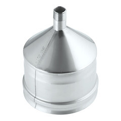 Конденсатосборник d120 мм на расширителе матовый AISI 321 - фото 3