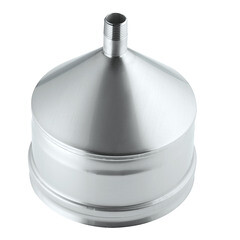 Конденсатосборник d150 мм на расширителе матовый AISI 321 - фото 3