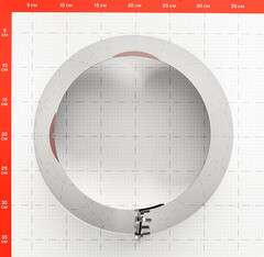 Юбка для дымохода Вулкан d120х220 мм для дымоходов Вулкан V50R AISI 304 - фото 2