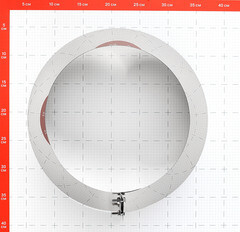 Юбка для дымохода Вулкан d150х250 мм для дымоходов Вулкан V50R AISI 304 - фото 2
