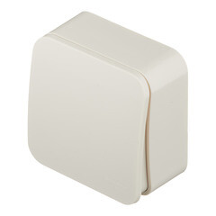 Переключатель Systeme Electric Blanca одноклавишный накладной бежевый (BLNVA106017) - фото 5