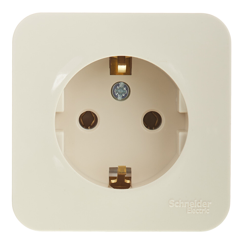 Розетка Systeme Electric Blanca накладная бежевая (BLNRA010117)
