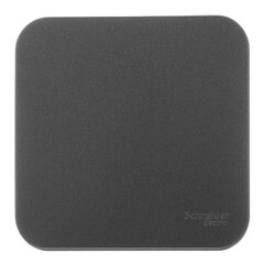 Изображение товара Переключатель Systeme Electric Blanca одноклавишный накладной антрацит (BLNVA106016)