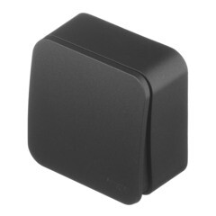 Переключатель Systeme Electric Blanca одноклавишный накладной антрацит (BLNVA106016) - фото 5