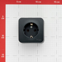Розетка Systeme Electric Blanca накладная антрацит (BLNRA010116) - фото 3