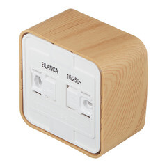 Розетка Systeme Electric Blanca накладная ясень (BLNRA010115) - фото 3