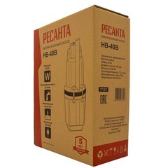 Насос вибрационный Ресанта НВ-40В для чистой воды 22 л/мин верхний забор (77/8/7) - фото 3