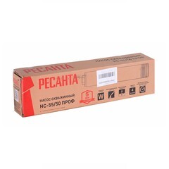 Насос скважинный Ресанта НС-55/50 ПРОФ для чистой воды 55 л/мин верхний забор (77/3/1) - фото 2