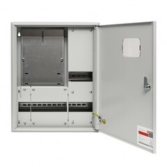 Щит учетно-распределительный навесной EKF PROxima ЩУРн 3/24 металлический IP31 500х400х120 мм 24 модуля с монтажной панелью - фото 4