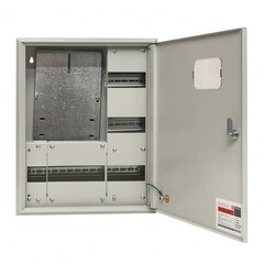 Щит учетно-распределительный навесной EKF PROxima ЩУРн 3/30 металлический IP31 500х400х160 мм 30 модулей с монтажной панелью - фото 10