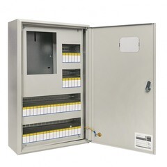 Изображение товара Щит учетно-распределительный навесной EKF PROxima ЩУРн 3/48 металлический IP31 630х400х160 мм 48 модулей с монтажной панелью