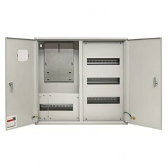 Щит учетно-распределительный навесной EKF PROxima ЩУРн 3/48 металлический IP31 580х620х165 мм 48 модулей с монтажной панелью - фото 10