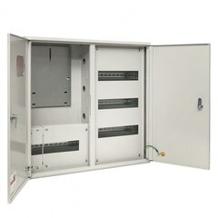 Щит учетно-распределительный навесной EKF PROxima ЩУРн 3/48 металлический IP31 580х620х165 мм 48 модулей с монтажной панелью - фото 3