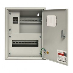 Щит учетно-распределительный навесной EKF PROxima ЩУРн 1/12 металлический IP31 360х280х110 мм 12 модулей с окном для снятия показаний счетчика - фото 9