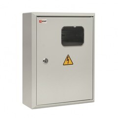 Щит учетно-распределительный навесной EKF PROxima ЩУРн 1/12 металлический IP31 360х280х110 мм 12 модулей с окном для снятия показаний счетчика - фото 8