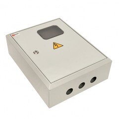 Щит учетно-распределительный навесной EKF PROxima ЩУРн 1/12 металлический IP31 360х280х110 мм 12 модулей с окном для снятия показаний счетчика - фото 6