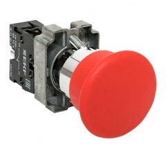 Кнопка грибок EKF PROxima ВС42 230 В 1NC IP40 без фиксации красная (xb2-bc42) - фото 9