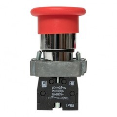 Кнопка грибок EKF PROxima ВС42 230 В 1NC IP65 без фиксации красная (xb2-bc42-65) - фото 5