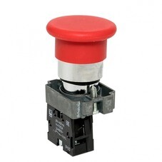 Кнопка грибок EKF PROxima ВС42 230 В 1NC IP65 без фиксации красная (xb2-bc42-65)