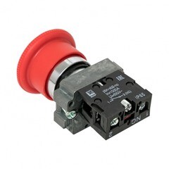 Кнопка грибок EKF PROxima ВS542 230 В 1NC IP65 с фиксацией красная (xb2-bs542-65) - фото 2