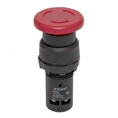 Изображение товара Кнопка грибок EKF PROxima SW2C-11MZ 230 В 1NO+1NC IP54 с фиксацией красная (sw2c-mz-r)