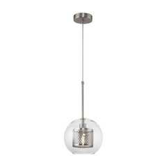 Изображение товара Светильник подвесной Freya Bogota E14 60 Вт 3 кв.м никель IP20 (FR8018PL-01N)