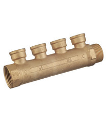 Коллектор Tiemme 1 ВР(г) х 4 выхода 1/2 ВР(г) х 1 НР(ш) (1910048) - фото 4