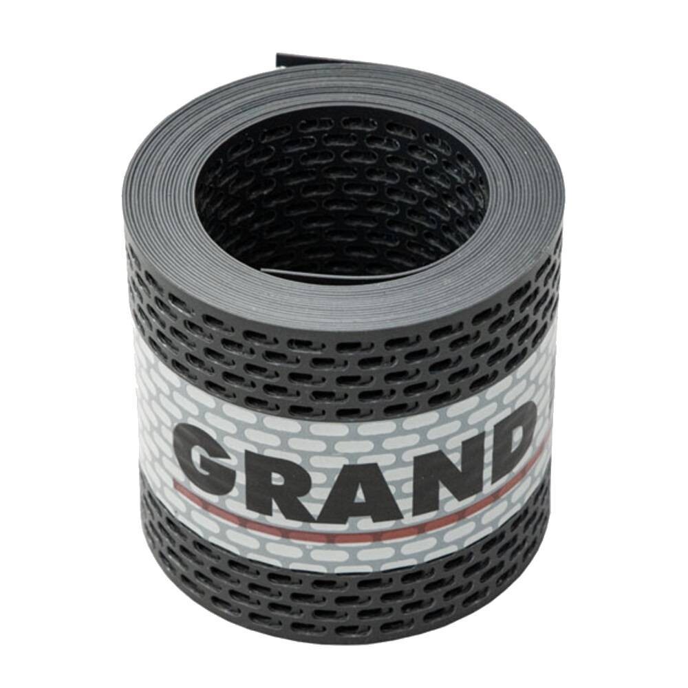 Лента вентиляционная карнизная 100х5000 мм Grand Line черная