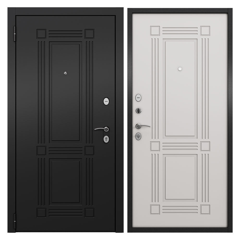 Изображение товара Дверь входная Mastino Home Eco левая 860х2050 мм черный матовый