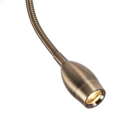 Торшер Arte Lamp Е27 60 Вт античная бронза IP20 (A2581PN-2AB) - фото 3