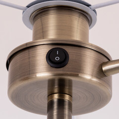 Торшер Arte Lamp Е27 60 Вт античная бронза IP20 (A2581PN-2AB) - фото 2