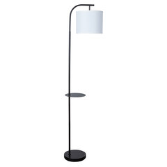 Торшер Arte Lamp E27 60 Вт черный IP20 (A4053PN-1BK) - фото 1