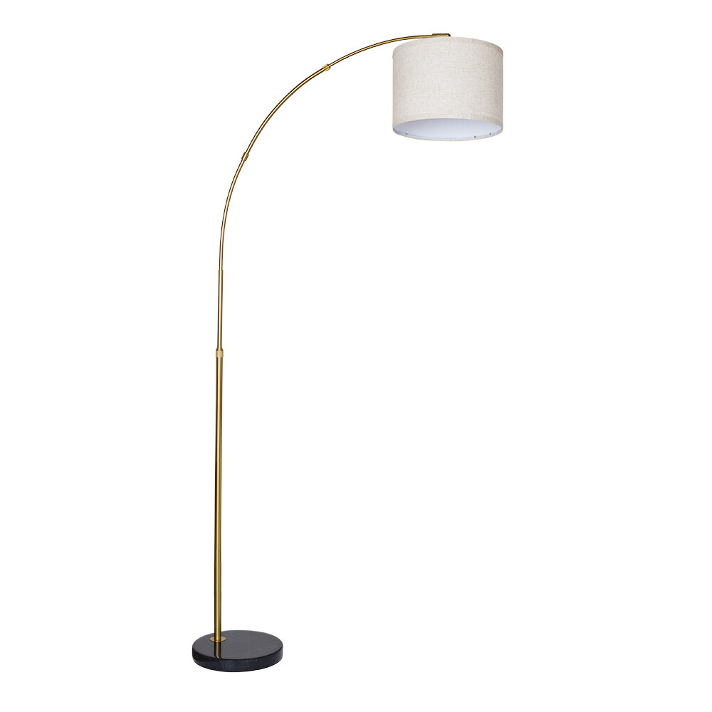 Изображение товара Торшер Arte Lamp Серии Paolo с медной арматурой и текстильным плафоном
