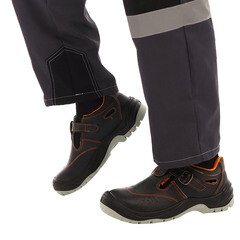 Сандалии рабочие кожаные размер 42 черные Мистраль - фото 3