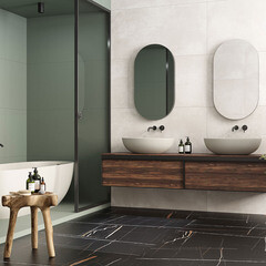 Керамогранит Staro Elite тростниково-зеленый матовый 1200х600х5 мм (4 шт.=2,88 кв.м) - фото 7