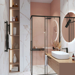 Керамогранит Staro Calacatta Oro белый матовый 1200х600х5 мм (4 шт.=2,88 кв.м) - фото 10