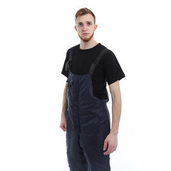 Костюм рабочий мужской утепленный Спрут Метео 56-58 рост 182-188 см темно-синий/черный - фото 5