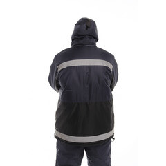 Костюм рабочий мужской утепленный Спрут Метео 56-58 рост 182-188 см темно-синий/черный - фото 11