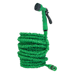 Шланг поливочный 1/2-3/4 30 м двухслойный MasterProf растягивающийся с коннектором и распылителем (ДС.070849) - фото 4