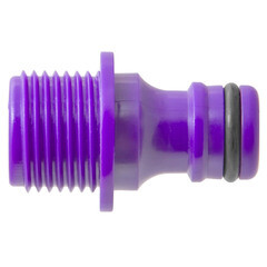 Адаптер 1/2 для соединения шлангов MasterProf наружная резьба пластиковый (ДС.070873) - фото 7